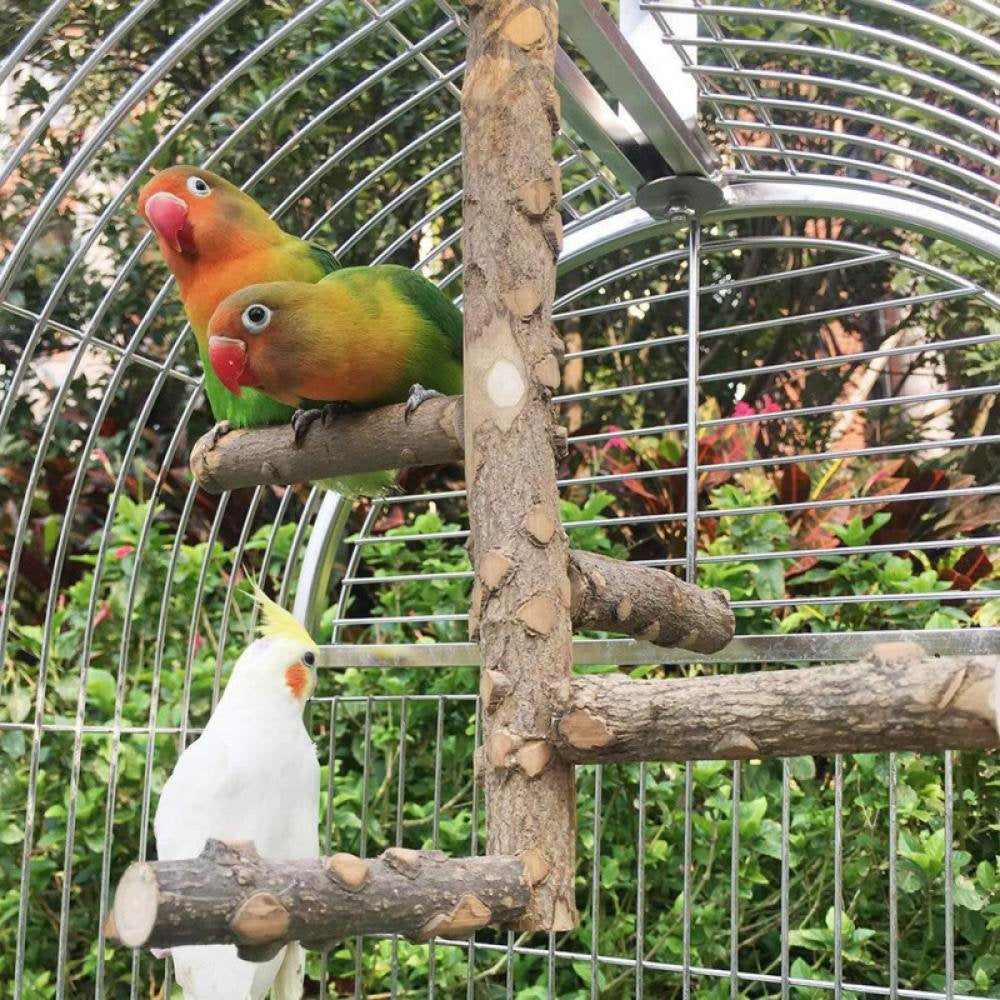 Promotion!Sweetcandy Bird Perch Natural Wooden Branch Stand Toy Bird Cage Can Accommodate 3 or 4 Small and Medium-Sized Parrots L Animals & Pet Supplies > Pet Supplies > Bird Supplies > Bird Cages & Stands PM0356S   