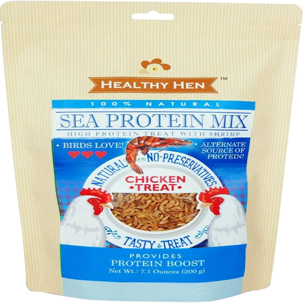 Healthy Hen™ Sea Protein Mix - Shrimp: Animal Protein & Carotene- Poultry Treat 7 Ounce Animals & Pet Supplies > Pet Supplies > Bird Supplies > Bird Treats Coops & Feathers   