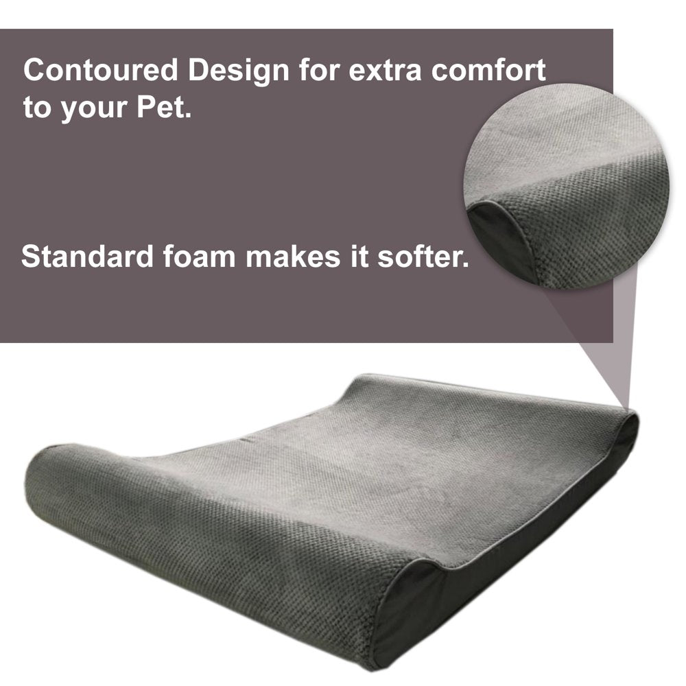 Mayton, Standard Foam Inner Waterproof with Corn Grain Pattrern Lounger Cradle Mattress Contour Pet Bed W/ Removable Cover for Dogs & Cats, Small - 24" X 36" X 5.5” Animals & Pet Supplies > Pet Supplies > Cat Supplies > Cat Beds Mayton   