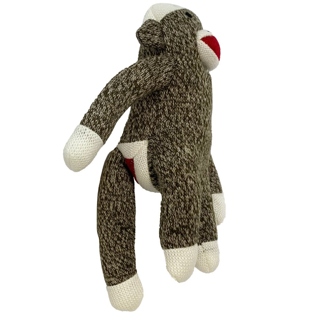 Multipet Sock Monkey Plush Dog Toy with Squeaker Animals & Pet Supplies > Pet Supplies > Dog Supplies > Dog Toys Multipet International   