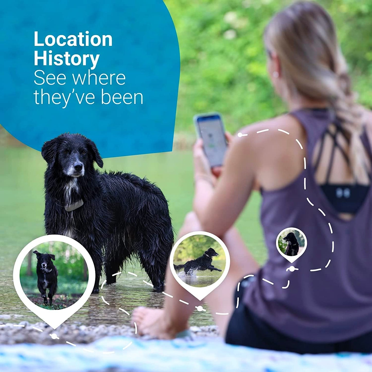 Tractive GPS Tracker for Dogs - Waterproof, GPS Location & Smart Pet Activity Tracker, Unlimited Range, Works with Any Collar (White) Animals & Pet Supplies > Pet Supplies > Dog Supplies > Dog Apparel Tractive GmbH   