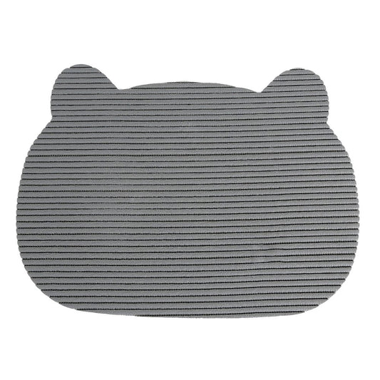 Cat Litter Mat Anti-Slip Trapping Litter Pad Space-Saving Cat Litter Scatter Control Mat Litter Box Pad Gray Cat Litter Blanket for Home Keeping Clean Animals & Pet Supplies > Pet Supplies > Cat Supplies > Cat Litter Box Mats QYMHOODS   