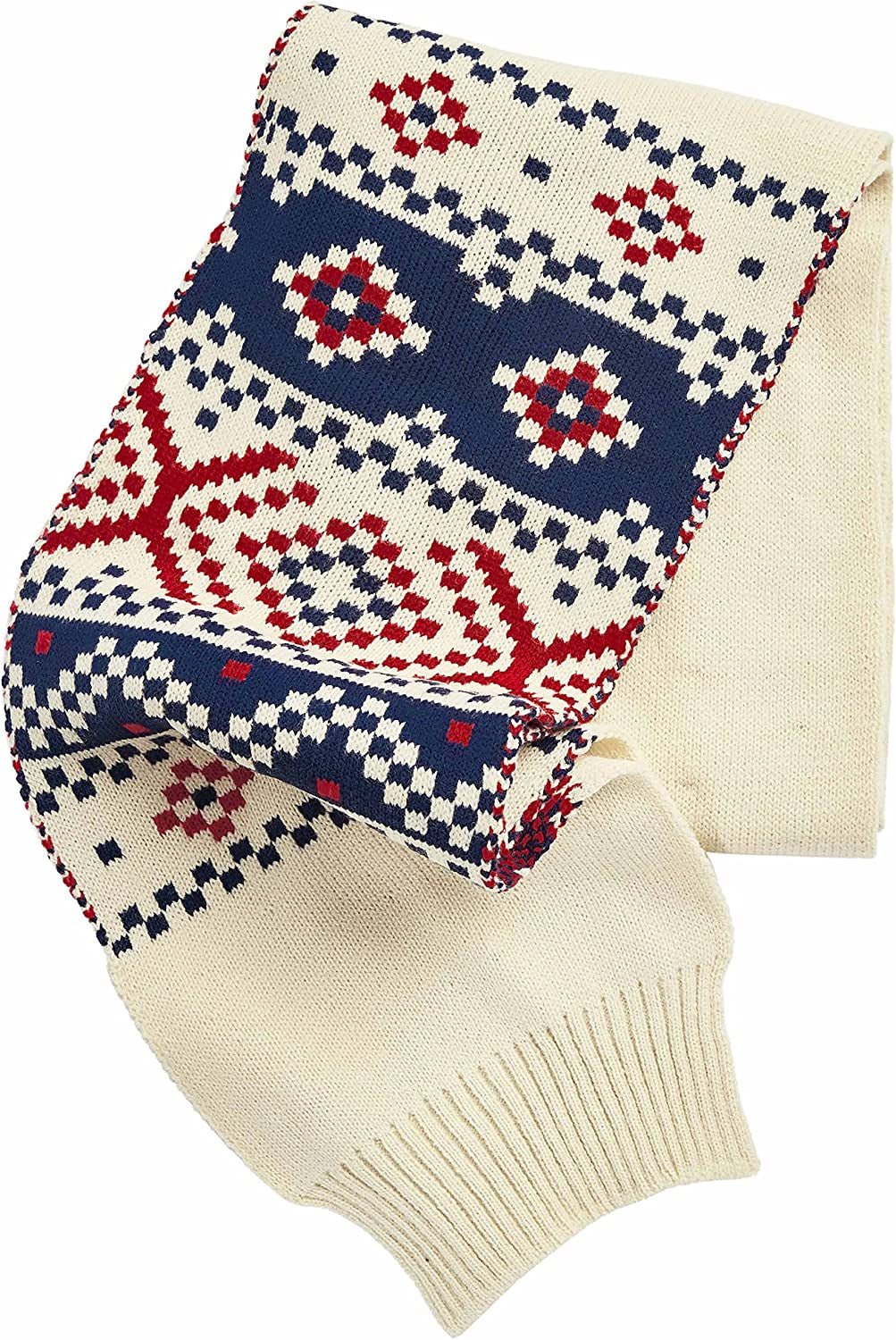 Blueberry Pet Artisan Chic Turtleneck Fair Isle Fall Winter Pullover Dog Sweater in Beige, Back Length 10", Warm Clothes for Small Dogs Animals & Pet Supplies > Pet Supplies > Dog Supplies > Dog Apparel Blueberry Pet Pet Lover Scarf Unisex - Scarf 