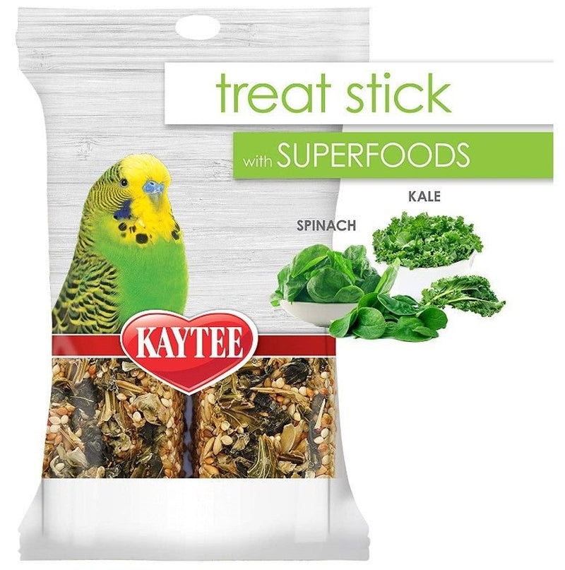 Kaytee Kaytee Superfoods Avian Treat Stick - Spinach & Kale 5.5 Oz Pack of 4 Animals & Pet Supplies > Pet Supplies > Bird Supplies > Bird Treats Kaytee   