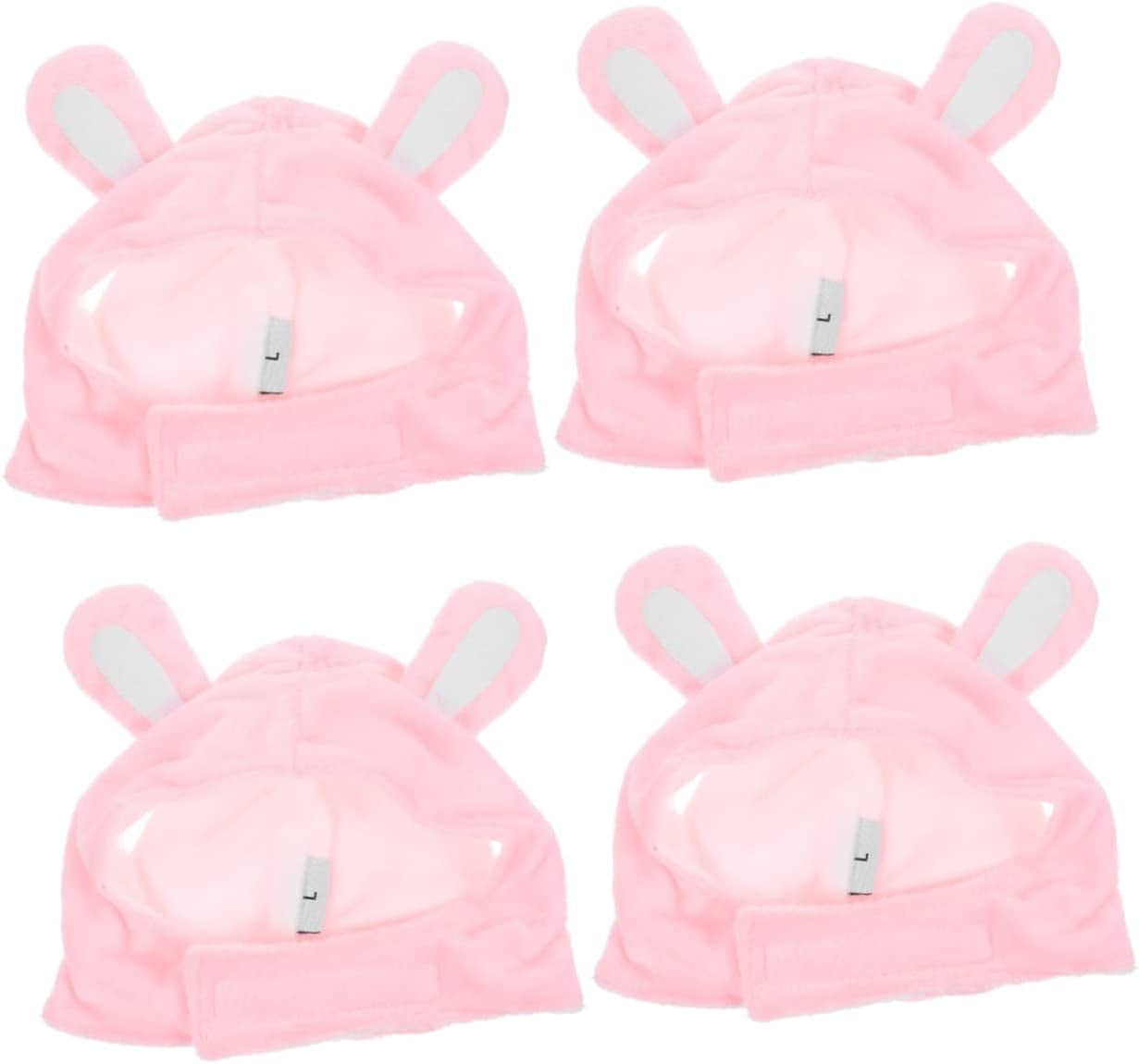 Balacoo 4Pcs Dog Costume Hat Cosplay in Dogs - for Accessories Year Party Cats Warm Pink Favor Bunny Kitten Accessory Dress Easter Rabbit up New Headwear Ears Puppy Headgear Small and Xs Animals & Pet Supplies > Pet Supplies > Dog Supplies > Dog Apparel Balacoo Pinkx4pcs 37x18cmx4pcs 