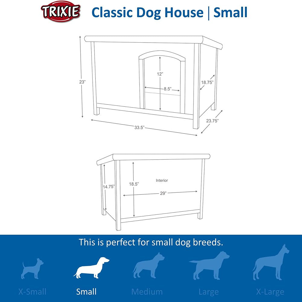 Dog House for Smaller Sized Dogs, Gray Animals & Pet Supplies > Pet Supplies > Dog Supplies > Dog Houses Great Shopping Day   