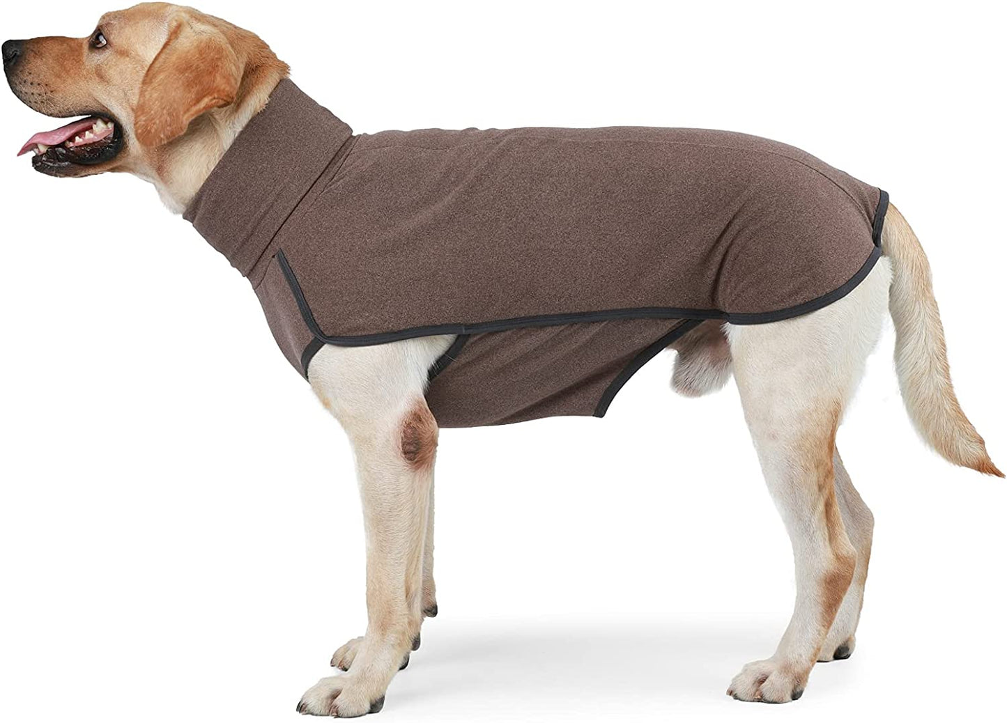 HEYWEAN Dog Fleece Sweater Soft Thickening Warm Pet Shirt Winter Dog Coat Pullover Design and Sleeveless Cloth for Puppy (Blue, S) Animals & Pet Supplies > Pet Supplies > Dog Supplies > Dog Apparel HEYWEAN Coffee Small 