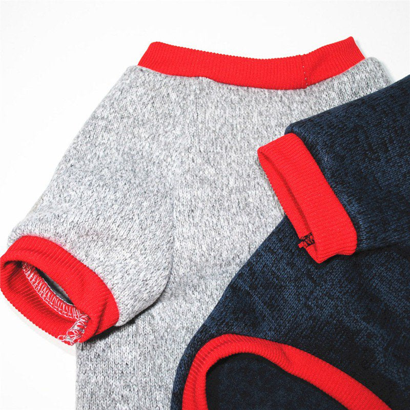 Fysho Pet Dog Winter Warm Raglan Sleeve Fleece Sweater for Small Medium Dogs Animals & Pet Supplies > Pet Supplies > Dog Supplies > Dog Apparel Fysho   