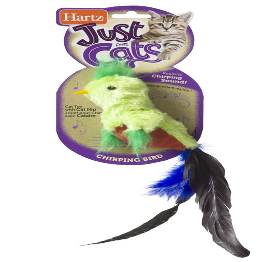 Hartz Just for Cats Chirping Birds Sound Cat Toy (Color May Vary) Animals & Pet Supplies > Pet Supplies > Cat Supplies > Cat Toys Hartz   