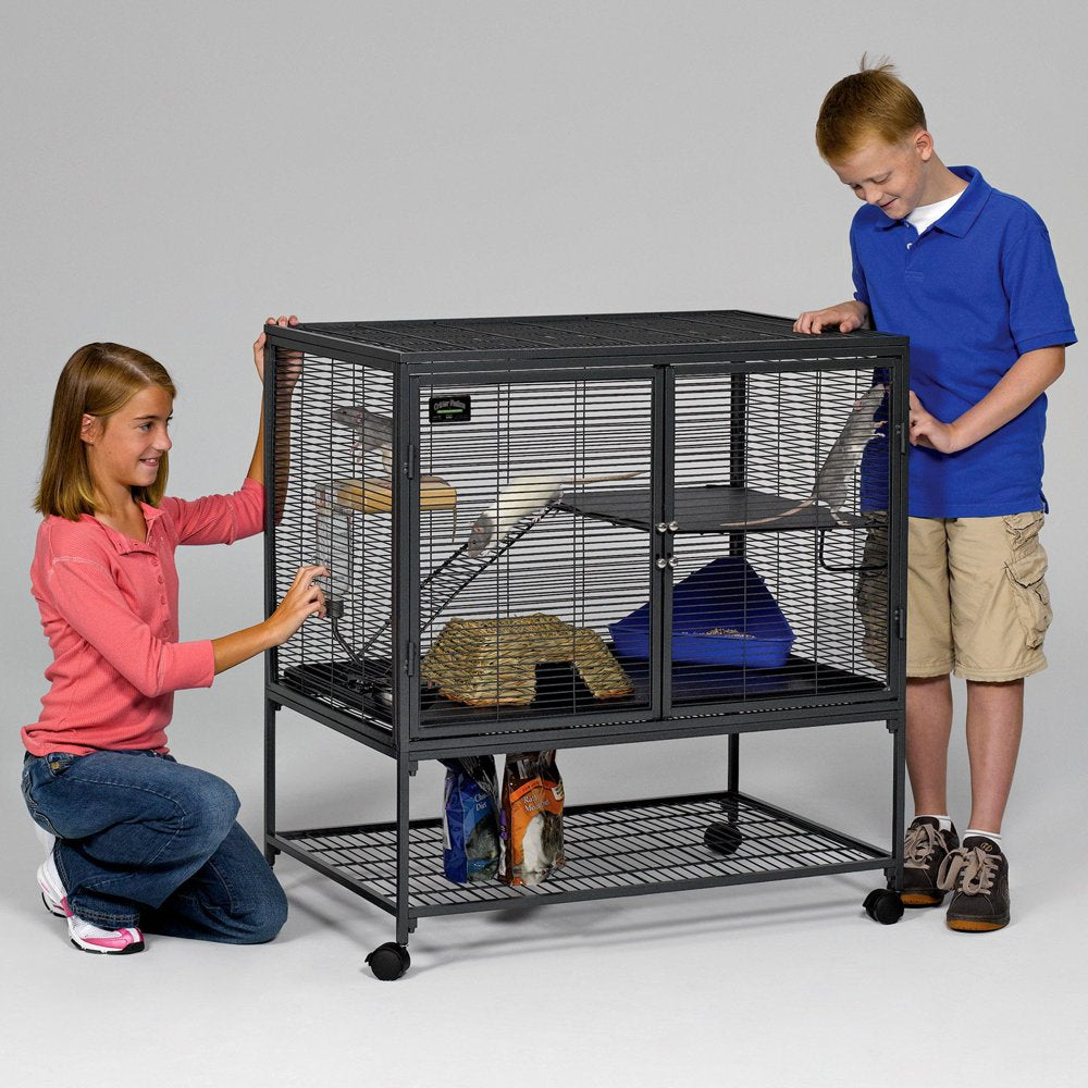 Midwest Homes for Pets Deluxe Critter Nation Single Unit Small Animal Cage Animals & Pet Supplies > Pet Supplies > Small Animal Supplies > Small Animal Habitats & Cages Mid-West Metal Products   