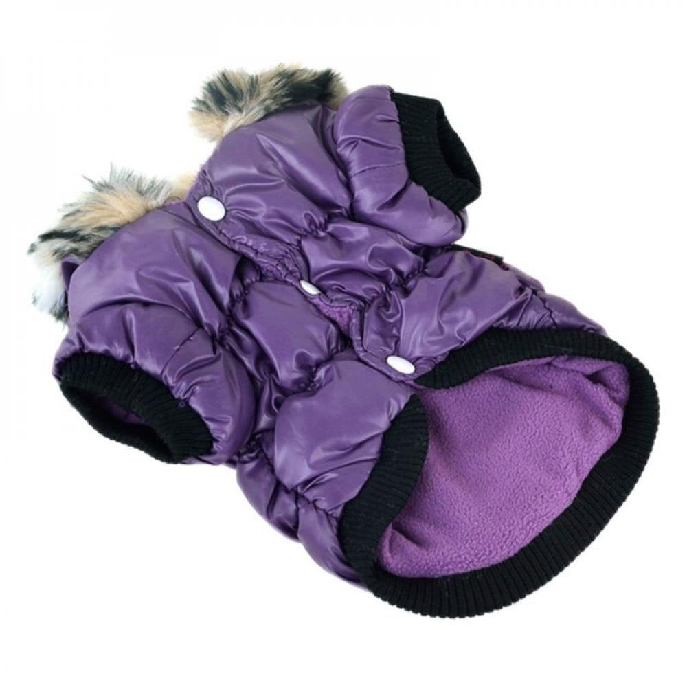 Big Sales!!Pets Doggy Puppy Warm Winter Coat Zipper Fold Hoodies Jackets Dog Costume Pet Cat Apparel Dog Clothes Animals & Pet Supplies > Pet Supplies > Cat Supplies > Cat Apparel wishlistbester   