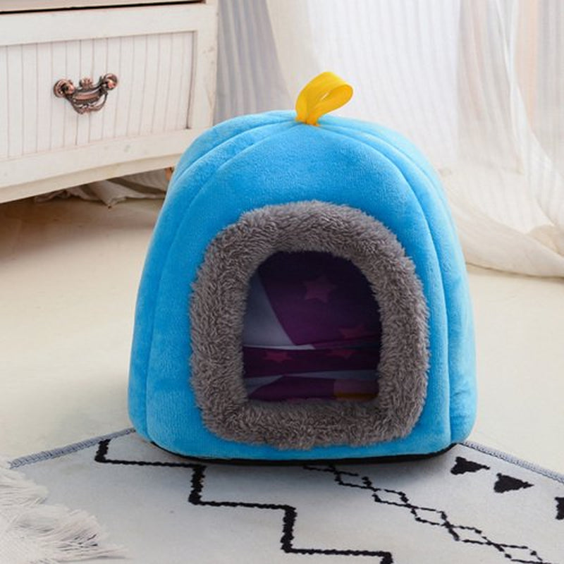 Benbor Hamster Nest with Handle Keep Warm Pet Bed Small Animal Cave Bed Winter House Pet Supplies Animals & Pet Supplies > Pet Supplies > Small Animal Supplies > Small Animal Bedding benbor   