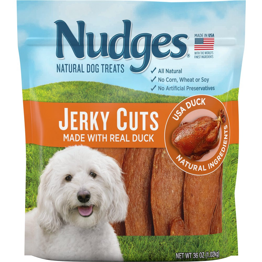 Blue Buffalo Nudges Jerky Cuts Natural Dog Treats, Chicken and Duck, 36Oz Animals & Pet Supplies > Pet Supplies > Dog Supplies > Dog Treats Blue Buffalo   