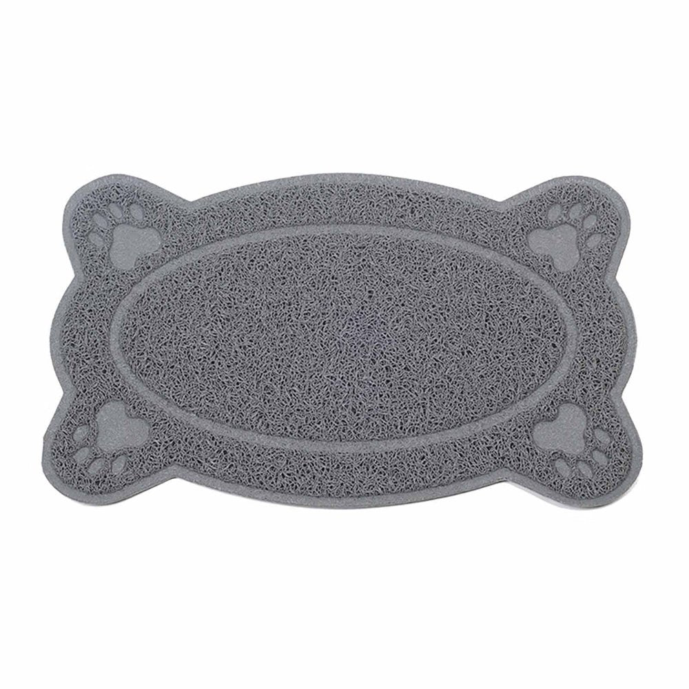 Cat Litter Pads Cat Litter Mat Kitty Litter Trappings Mat for Litter Boxes Kitty Litter Mat to Trap Mess Scatter Control Washable Indoor Pet Rug and Carpet Pets Plastic Beige Animals & Pet Supplies > Pet Supplies > Cat Supplies > Cat Litter Box Mats GNEIKDEING One Size Gray 