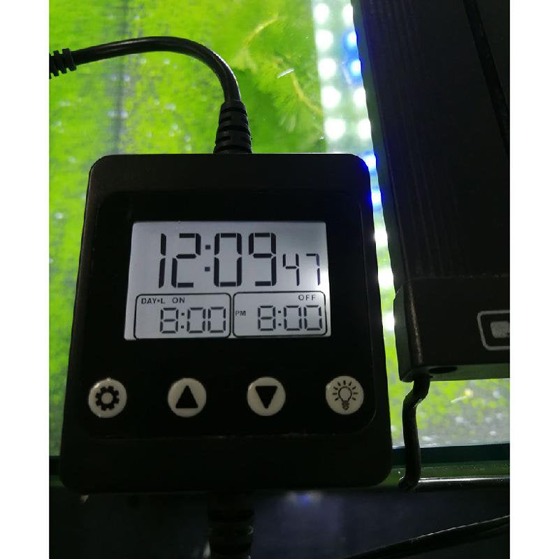 GRJIRAC Aquarium LED Light Controller Dimmer Modulator with LCD Display for Fish Tank Intelligent Timing Dimming System Animals & Pet Supplies > Pet Supplies > Fish Supplies > Aquarium Lighting GRJIRAC   