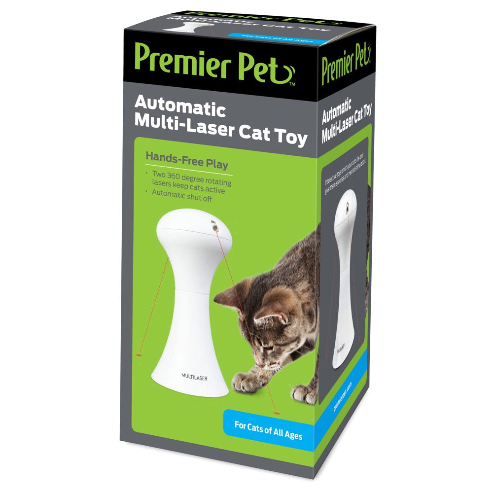 Premier Pet Automatic Multi-Laser Cat Toy - Interactive, Rotating Lasers Animals & Pet Supplies > Pet Supplies > Cat Supplies > Cat Toys Radio Systems Corporation   