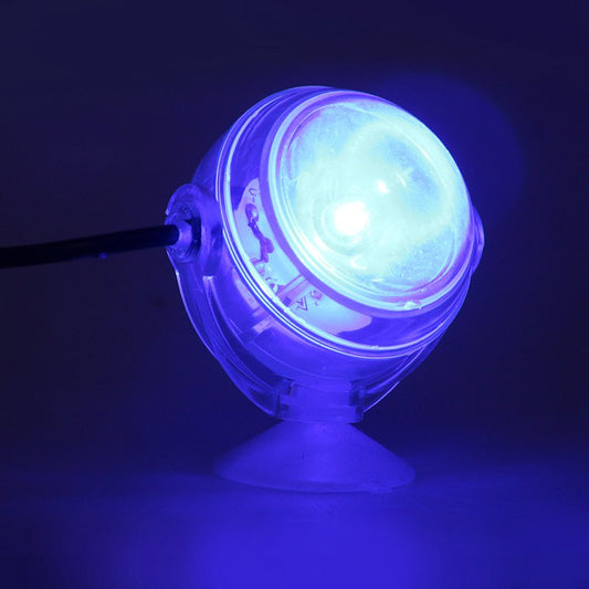 Aquarium Fish Tank Submersible LED Spotlight Lighting Underwater Lamp EU Plug