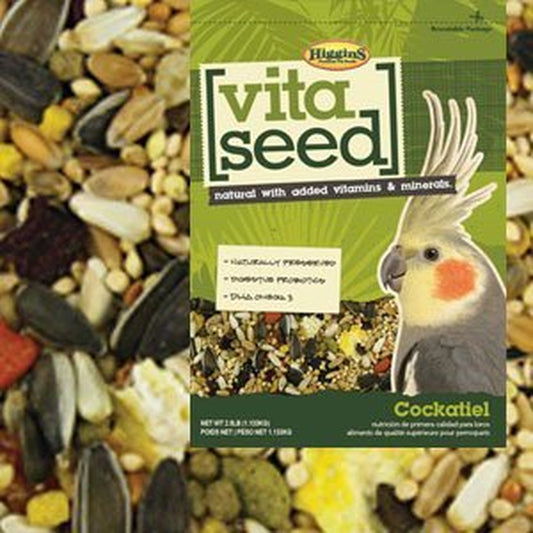 Higgins Vita Seed Cockatiel Bird Food, 25 Lb Animals & Pet Supplies > Pet Supplies > Bird Supplies > Bird Food HIGGINS GROUP   