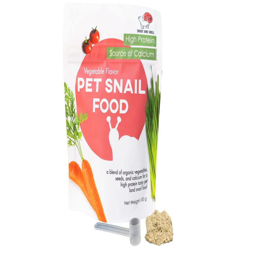 Fruit Flavored Pet Land Snail Food - Tasty High-Protein, Calcium Blend for Snails, Easy Addition to Your Garden Snails Terrarium or Snail Habitat Animals & Pet Supplies > Pet Supplies > Small Animal Supplies > Small Animal Food Southside Plants Vegetable  