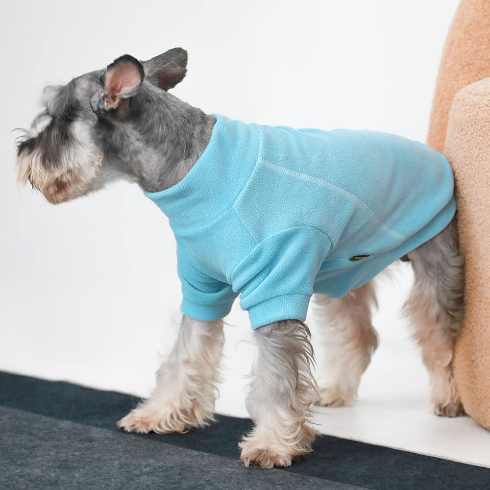 Fitwarm 3 Pack Classic Fleece Dog Sweater, Turtleneck Dog Sweatshirt, Dog Winter Clothes for Small Dogs Boy Girl, Pet Pullover Jumper, Cat Apparel, Blue, Grey, Navy, Small Animals & Pet Supplies > Pet Supplies > Dog Supplies > Dog Apparel Fitwarm   