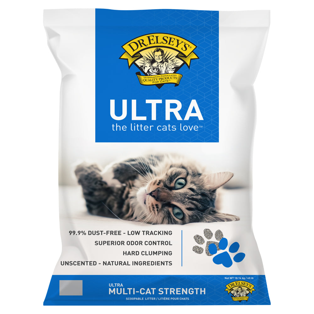 Dr. Elsey'S Precious Cat Ultra Unscented Clumping Clay Cat Litter, 40Lb Bag Animals & Pet Supplies > Pet Supplies > Cat Supplies > Cat Litter Precious Cat 40 lbs  