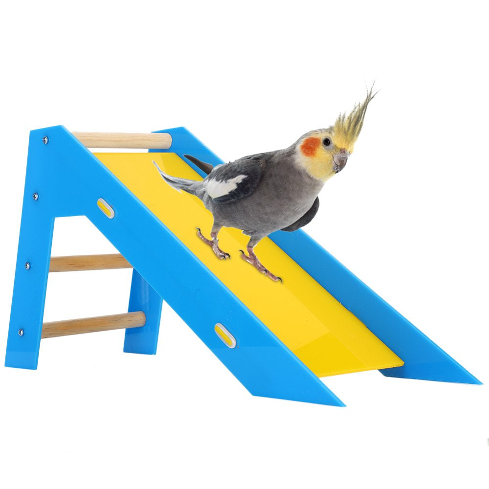 OTVIAP Parrot Climbing Toys, Parrot Climbing Slide Ladder Puzzle Interactive Skill Training Games Bird Toys for Parakeets/Cockatiel/Pappa