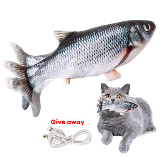 Carkira Cat Pet Toy Realistic Electric Rocking Fish for Bite and Kick Toys Animals & Pet Supplies > Pet Supplies > Cat Supplies > Cat Toys Carkira   