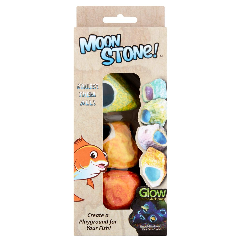 Aqua Culture Glowing Ceramic Moon Stone, 3-Pack Animals & Pet Supplies > Pet Supplies > Fish Supplies > Aquarium Decor Wal-Mart Stores, Inc.   