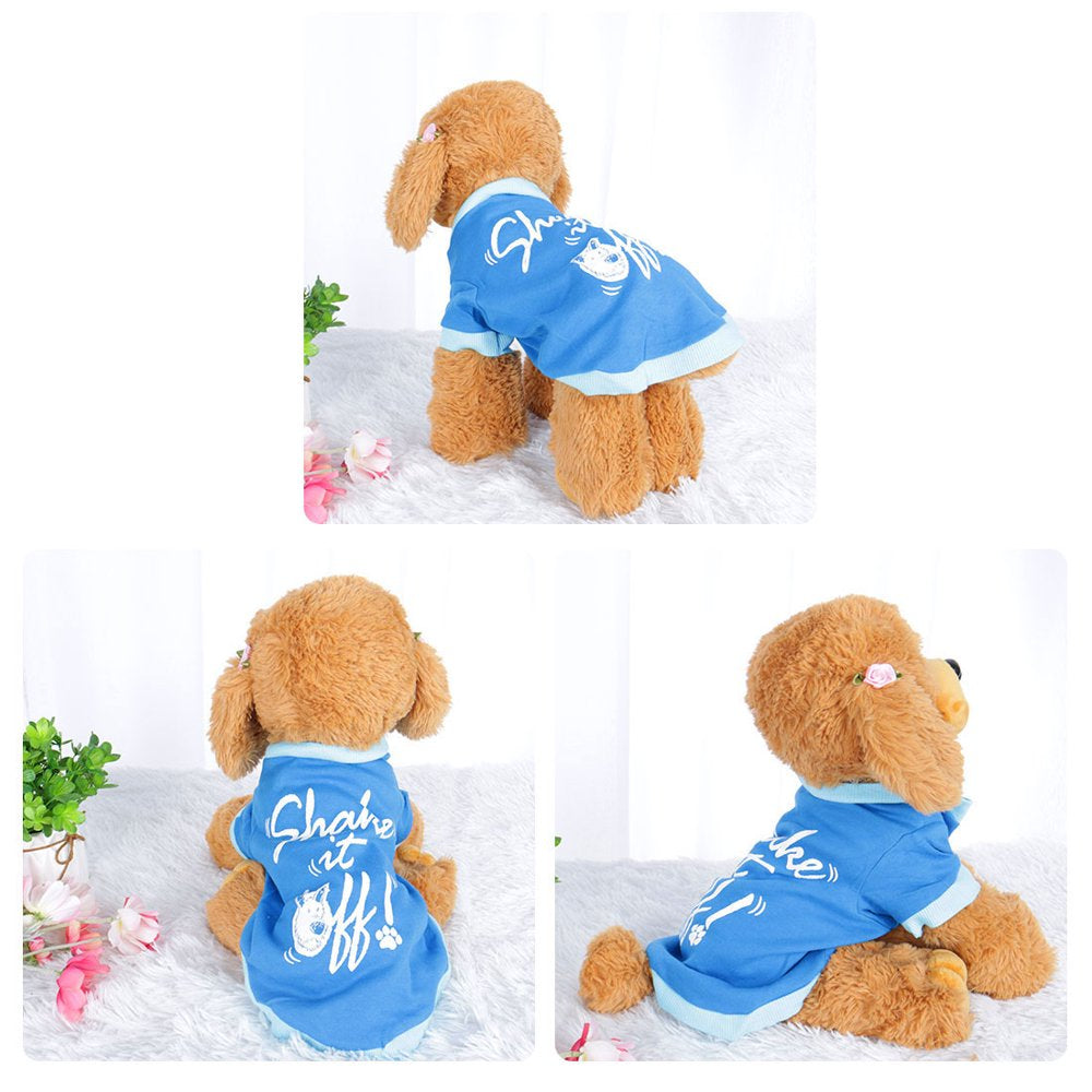 Pet T Shirt Spring Fall Dog Puppy Small Pet Cat Apparel Clothes Vest Clothing Printed, M #1 Animals & Pet Supplies > Pet Supplies > Cat Supplies > Cat Apparel Unique Bargains   