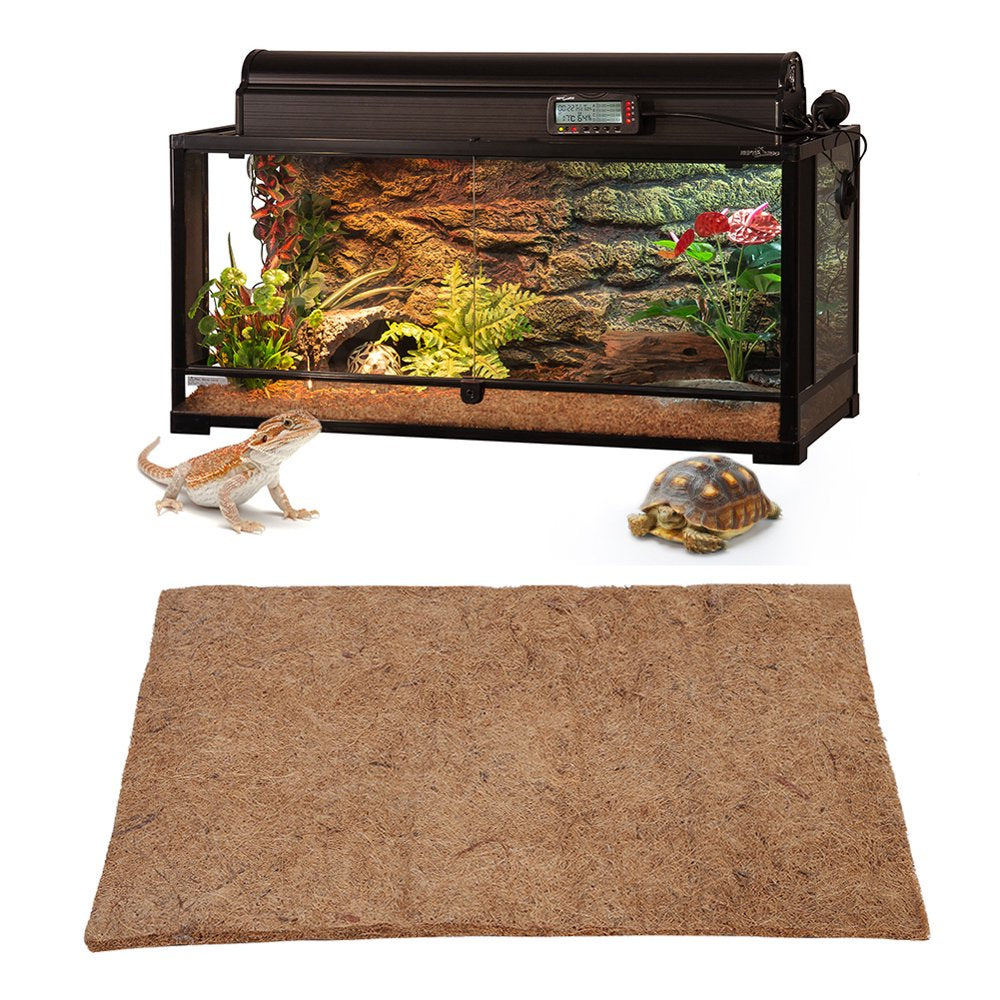 Fugacal Landscaping Reptile Cage Box Mat Pet Pad, for Tortoise Pet Accessories Decor Lizard Animals & Pet Supplies > Pet Supplies > Reptile & Amphibian Supplies > Reptile & Amphibian Habitat Accessories Fugacal   