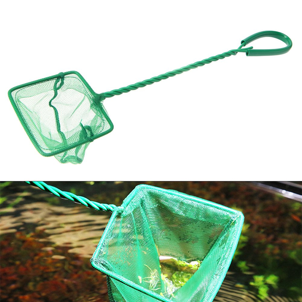 AOOOWER Aquarium Fish Net Fine Mesh Skimmer Small Catching Net Comfortable Handle Animals & Pet Supplies > Pet Supplies > Fish Supplies > Aquarium Fish Nets AOOOWER   