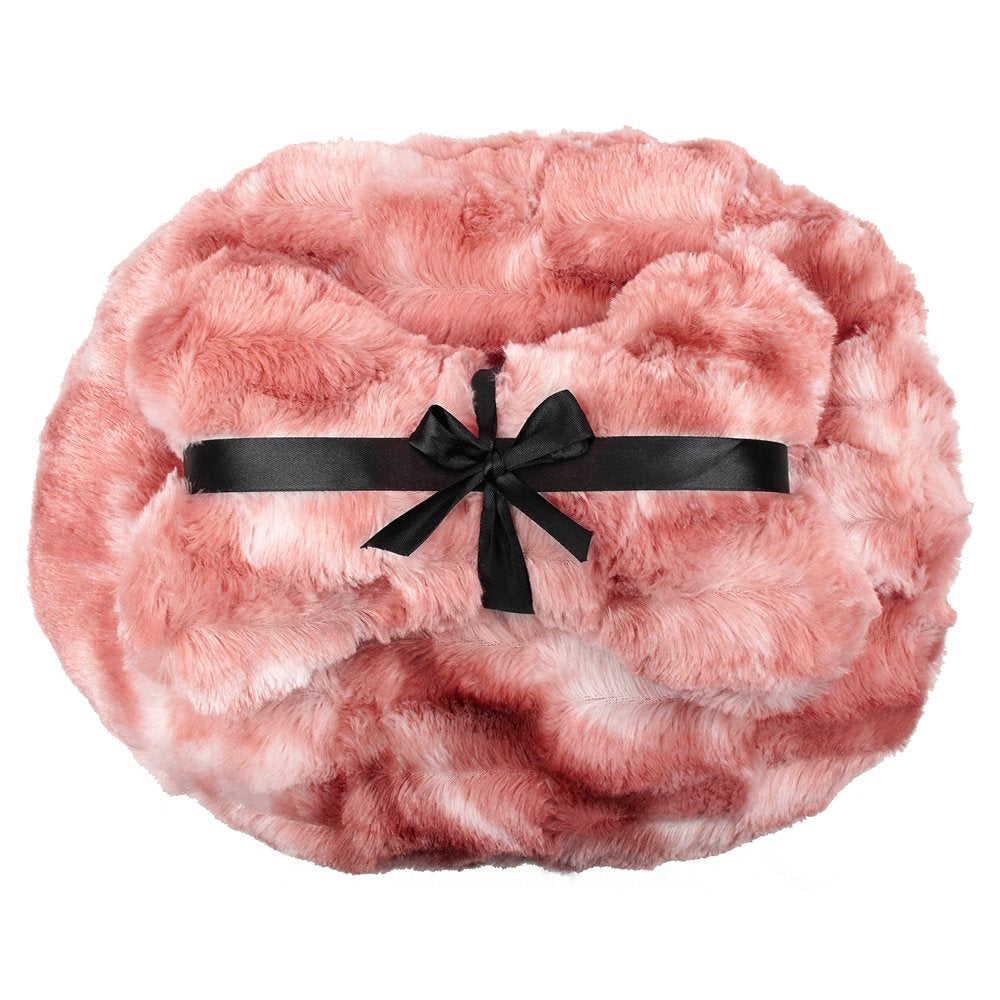 Precious Tails Faux Fur Princess Cat Dog Bed with Plush Bone Pillow – Small Animals & Pet Supplies > Pet Supplies > Cat Supplies > Cat Beds Precious Tails   