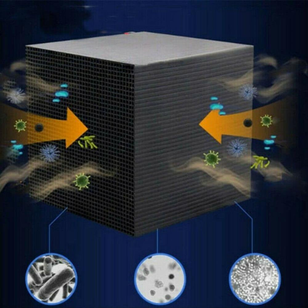 Clearance Sales Eco-Aquarium Water Purifier Cube Activated Carbon Nano Fish Tank Water Purification Filter Block Black Animals & Pet Supplies > Pet Supplies > Fish Supplies > Aquarium Filters Popvcly   