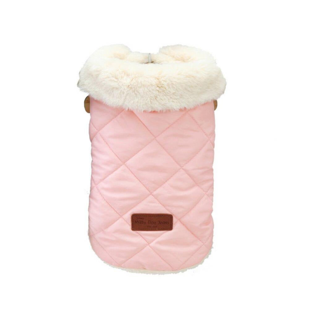 Elaydool Warm Pet Dog Clothes Fleece Puppy Outfit Vest Jacket Coat for Small Medium Dog Costume French Bulldog Chihuahua Apparel Animals & Pet Supplies > Pet Supplies > Dog Supplies > Dog Apparel Elaydool XL Pink 