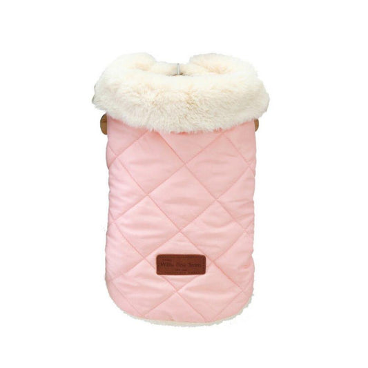 Elaydool Warm Pet Dog Clothes Fleece Puppy Outfit Vest Jacket Coat for Small Medium Dog Costume French Bulldog Chihuahua Apparel Animals & Pet Supplies > Pet Supplies > Dog Supplies > Dog Apparel Elaydool XL Pink 