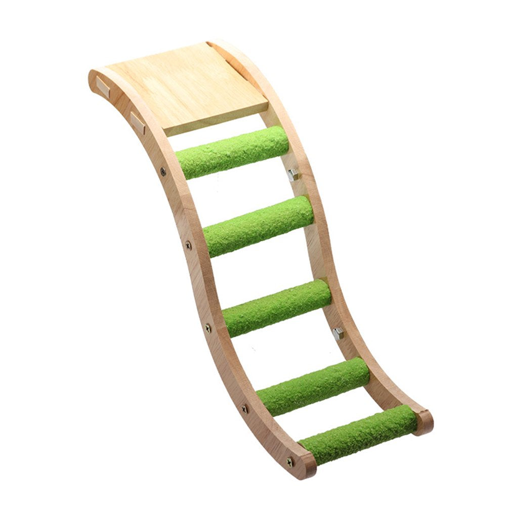 Leaveforme Pet Bird Toy Log Color Interactive Wooden Parrot Climbing Ladder Play Toys Cage Accessory Animals & Pet Supplies > Pet Supplies > Bird Supplies > Bird Cage Accessories Leaveforme   