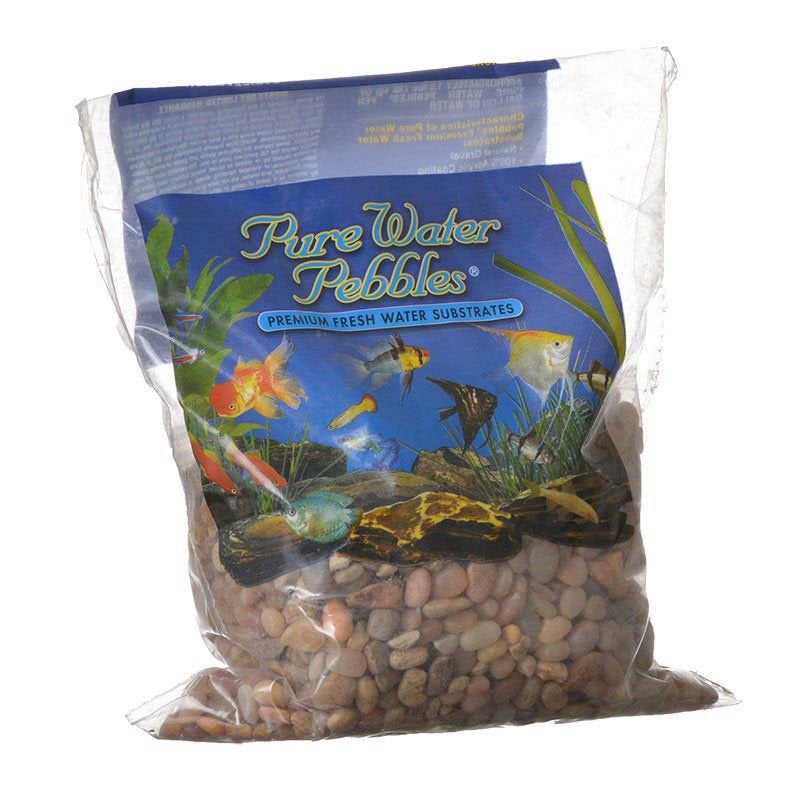 Pure Water Pebbles Aquarium Gravel - Cumberland River Gems 2 Lbs (6.3-9.5 Mm Grain), Brown (4 Pack) Animals & Pet Supplies > Pet Supplies > Fish Supplies > Aquarium Gravel & Substrates Pure Water Pebbles   