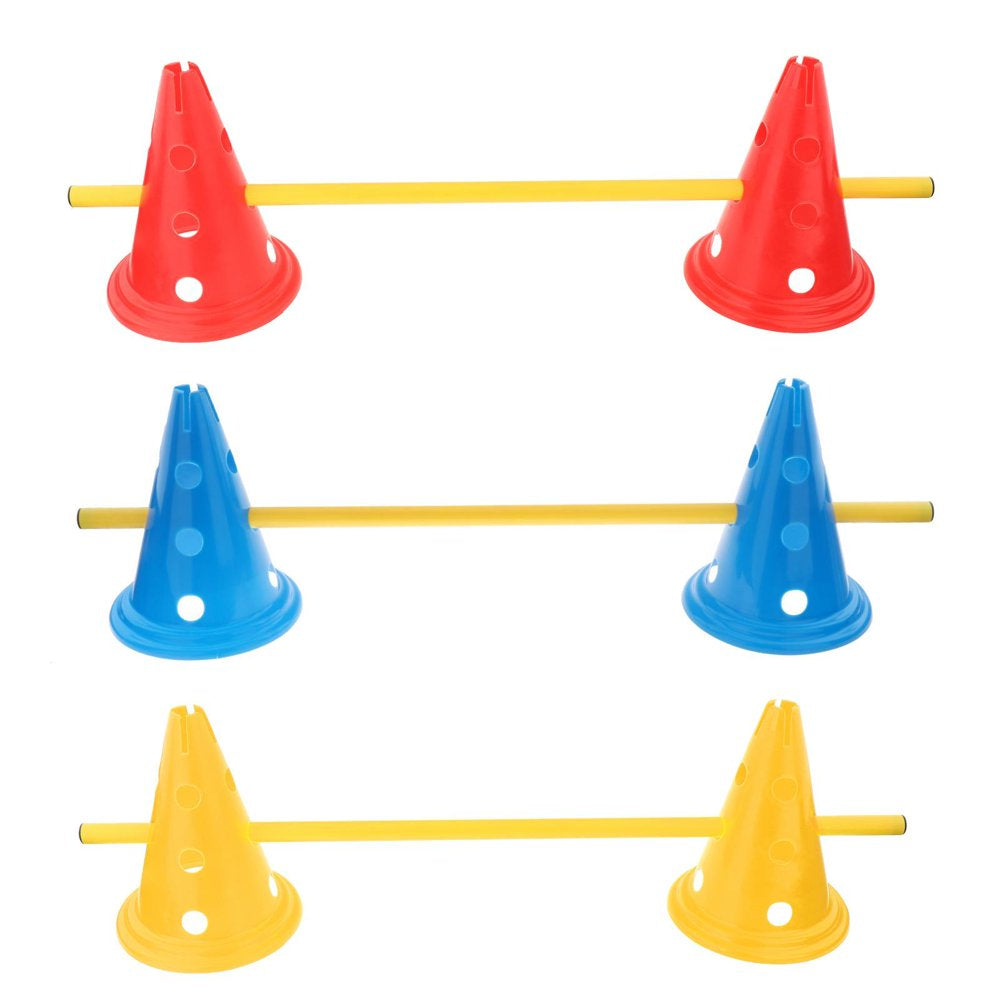 Hurdle Cones Course Obedience Jump Hoop Pole Equipment Agility Slalom Training Multifunctional Dogs Jump Obstacle for Exercise Jump Training Animals & Pet Supplies > Pet Supplies > Dog Supplies > Dog Treadmills perfeclan   