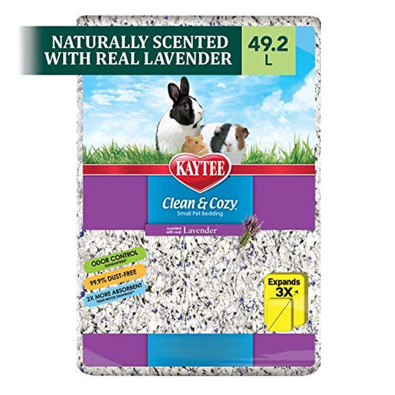 Kaytee Clean & Cozy Lavender Small Animal Pet Bedding 49.2 Liters Animals & Pet Supplies > Pet Supplies > Small Animal Supplies > Small Animal Bedding Kaytee   