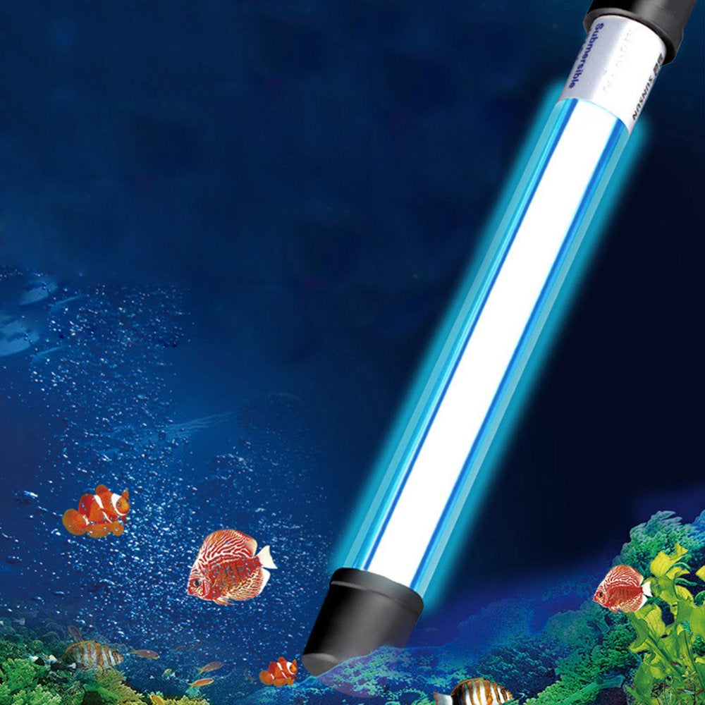 HEVIRGO 11W Aquarium Submersible Purifier UV Light Fish Tank Underwater Lamp Animals & Pet Supplies > Pet Supplies > Fish Supplies > Aquarium Lighting HEVIRGO   