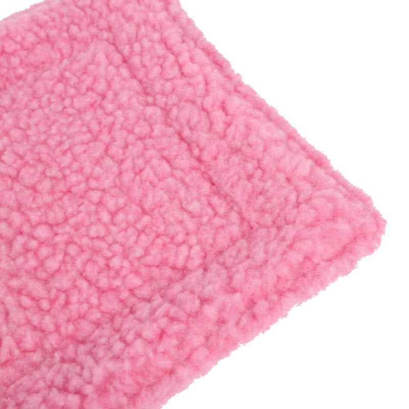 VICOODA Small Animal Blanket Mat Hamster Rabbit Cat Kitten House Pad Quilt Double Sided Fleece Warm Nest Bedding Cover Pet Accessories Animals & Pet Supplies > Pet Supplies > Small Animal Supplies > Small Animal Bedding Vicooda   