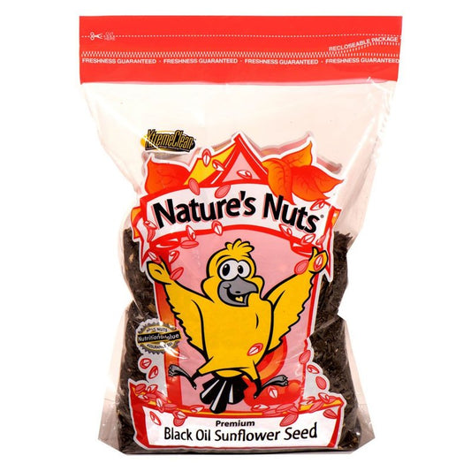 Natures Nuts Assorted Species Black Oil Sunflower Seed Wild Bird Food 10 Lb