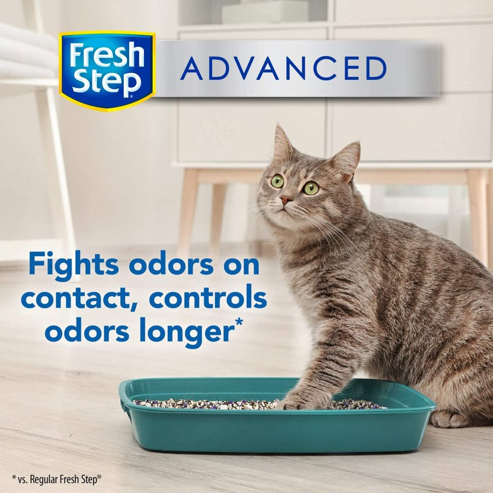 Fresh Step Advanced Clumping Cat Litter Advanced Clean Paws 37 Lb Animals & Pet Supplies > Pet Supplies > Cat Supplies > Cat Litter Fresh Step   