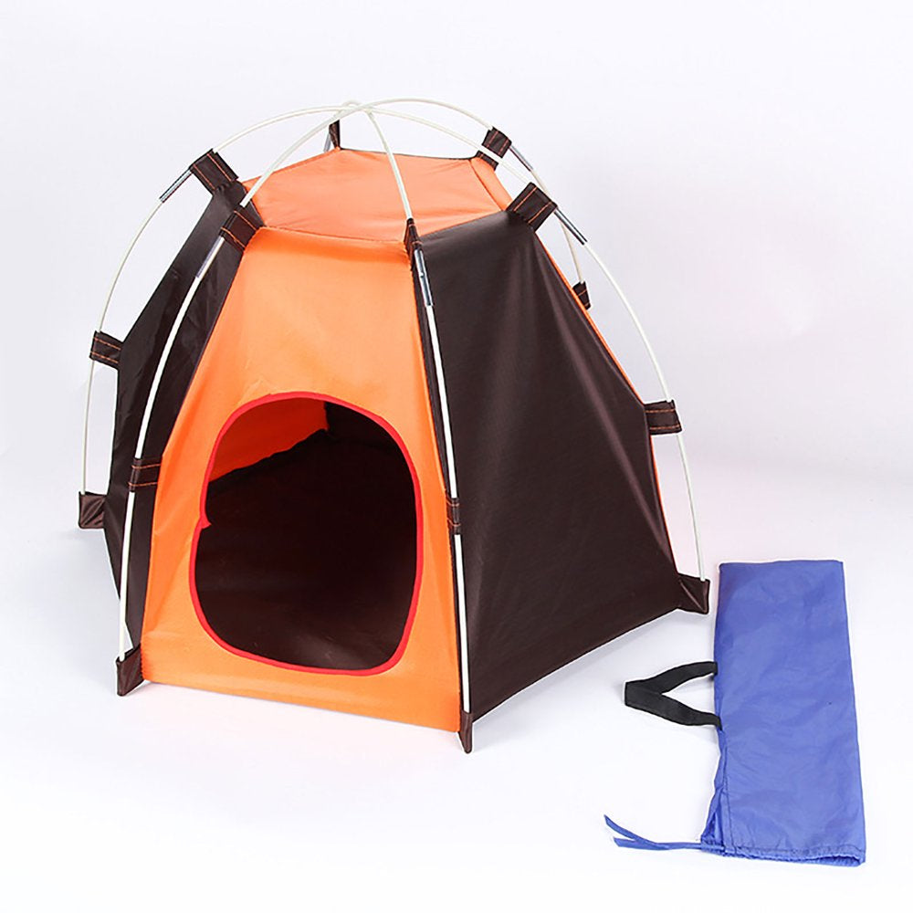 UDIYO Seller'S Recommendation, Folding Anti-Ultraviolet Waterproof Pet Tent Patchwork House for Small Dog Cat Animals & Pet Supplies > Pet Supplies > Dog Supplies > Dog Houses UDIYO   