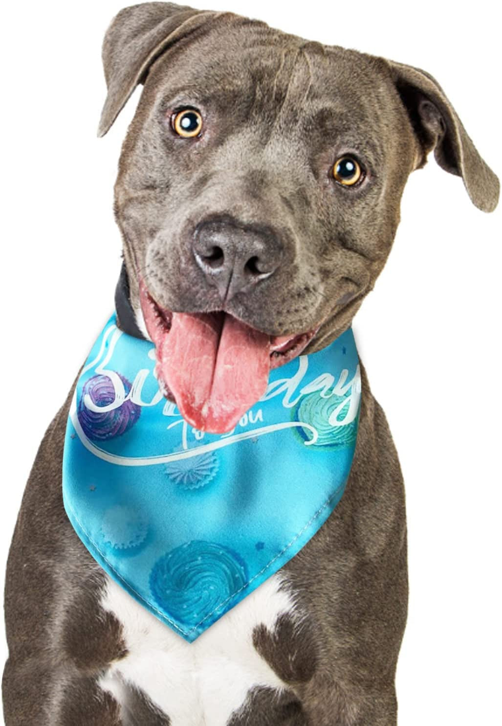 Dog Bandanas Suitable for Dog Bandana Boy & Girl Pet Birthday Triangle Scarf Dog Scarf Cotton Plaid Cat Dog Scarf Birthday Party Gift Adorable Puppy Wedding & Valentine’S Day Bandana (A, One Size) Animals & Pet Supplies > Pet Supplies > Dog Supplies > Dog Apparel Generic   