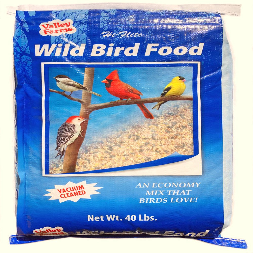 Valley Farms Hi-Flite Wild Bird Food Animals & Pet Supplies > Pet Supplies > Bird Supplies > Bird Food Valley Farms 40 lbs  