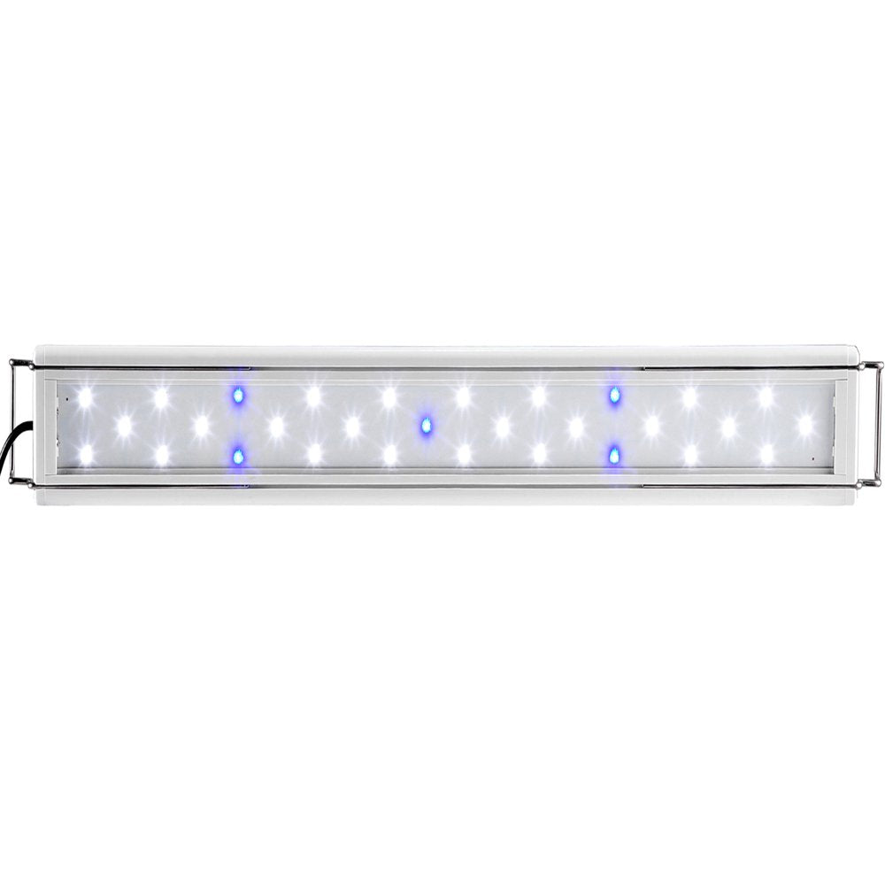 Aquaneat LED Aquarium Light 24 Inch to 30 Inch White and Blue Fresh Water Fish Tank Light Animals & Pet Supplies > Pet Supplies > Fish Supplies > Aquarium Lighting AQUANEAT   