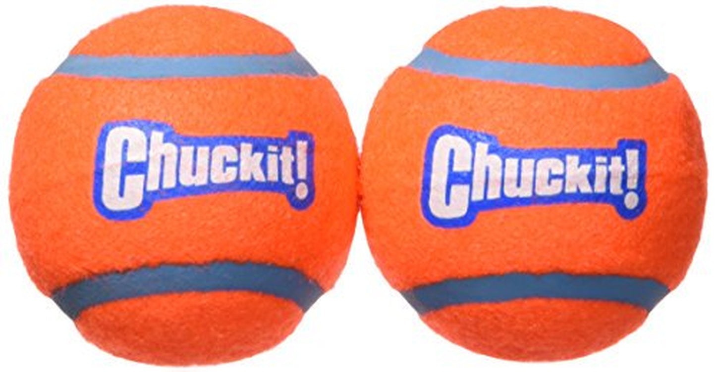 Chuckit! Floating Tennis Ball Dog Toy, Large, 2 Count Animals & Pet Supplies > Pet Supplies > Dog Supplies > Dog Toys Doskocil Manufacturing Co Inc   