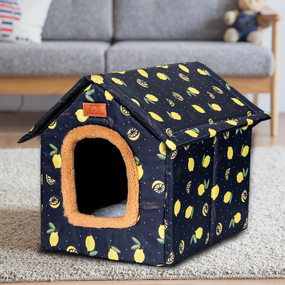 Lacyie Pet Houses, Warm Semi-Closed Pet Supplies with Practical Design, Weatherproof Removable Indoor Outdoor Dog Cat House, for Small, Middle and Large Cats and Dogs Trendy Animals & Pet Supplies > Pet Supplies > Dog Supplies > Dog Houses Lacyie   