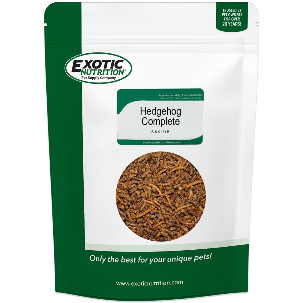 Exotic Nutrition Hedgehog Complete, 5 Lb. Animals & Pet Supplies > Pet Supplies > Small Animal Supplies > Small Animal Food Exotic Nutrition 16 lbs  